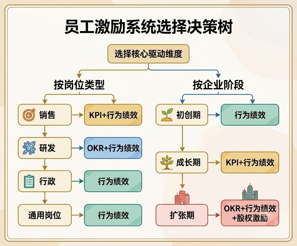 激励系统选型决策树