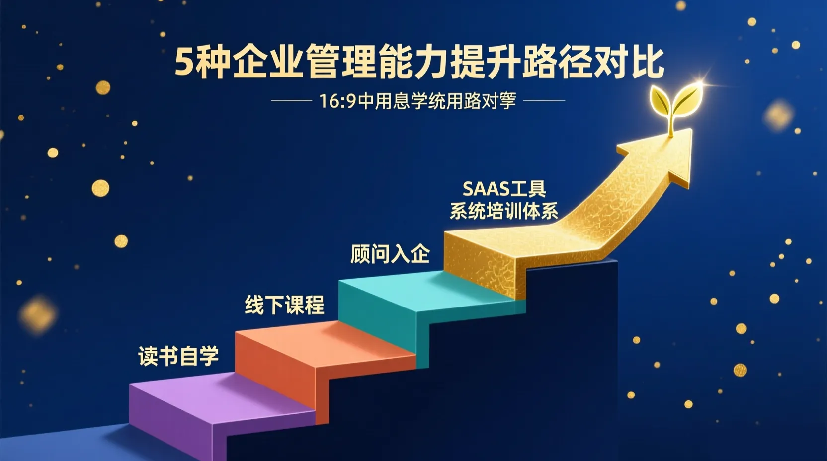 中小企业管理能力提升路径对比:读书自学、线下课程、顾问入企、SaaS工具与系统培训体系